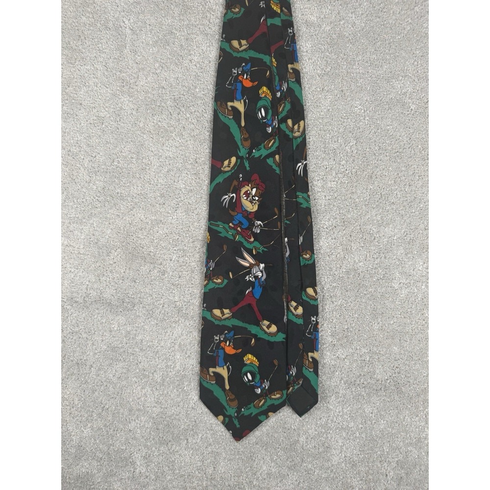 Vintage Looney Tunes Golf Neck‎ Tie 1994 Golfing Characters Tie